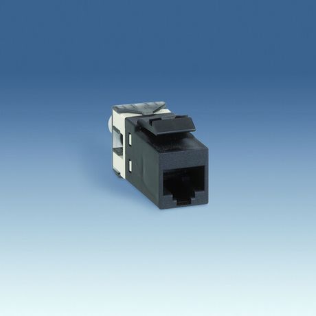 Коннектор RJ-45, кат.5, S27,73L,82,82N,82C,88, чёрный - 75540-39 Simon
