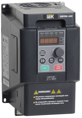 Преобразователь частоты CONTROL-L620 380В, 3Ф 1,5-2,2 kW | CNT-L620D33V015-022TE IEK