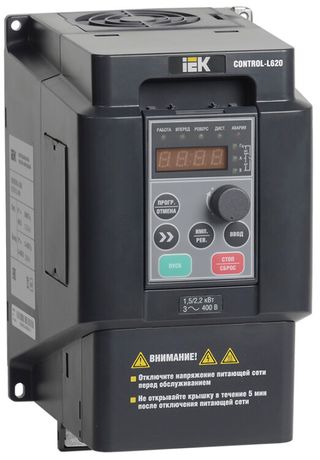Преобразователь частоты CONTROL-L620 380В, 3Ф 2,2-4 kW | CNT-L620D33V022-004TE IEK