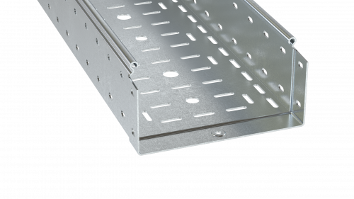 Лоток перфорированный 100х500х4000, 1,2 мм, цинк-ламельный | SPN40150ZL DKC ДКС