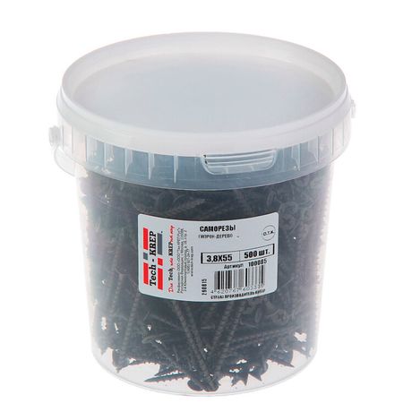 Саморез ШСГД 3,8х55 (500 шт) - ведро ( 1,218 кг) | 100085 Tech-KREP
