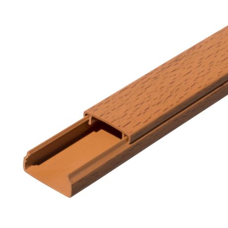 Кабель-канал бук 2-й замок в п/э 20х10 (96 м/уп) | PR03.0196 Промрукав Строитель