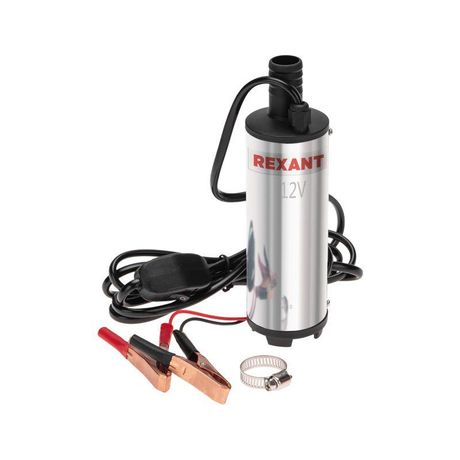 Насос перекачки топлива погружной 12В, 35л/мин, без фильтра, 51мм | 80-0215 REXANT MEET