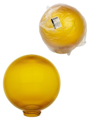 Рассеиватель шар ПММА 250 мм золотой призма (резьба А 85) | SQ0321-0247 TDM