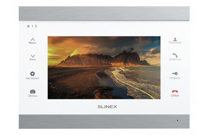 Видеодомофон цветной SLINEX SL-07IPHD Silver+White - ИВ-00000179