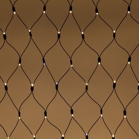 Светодиодная новогодняя гирлянда ERAPS-SKW2 сеть 2x3 м тёплый белый свет 300 LED черн.кауч ЭРА - Б0051898