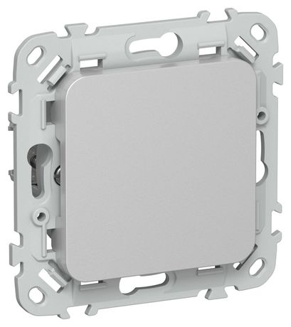 Заглушка СП FLITE ЗГ-ФлА с суппортом механизм алюм. IEK FI-PL10-K47 IEK арт. FI-PL10-K47