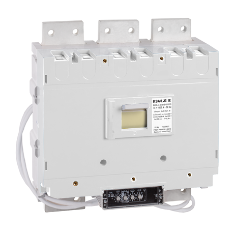 Выключатель автоматический 1600А ВА53-43-341816 УХЛ3 690В AC НР=230В AC/220В DC КЭАЗ 218019