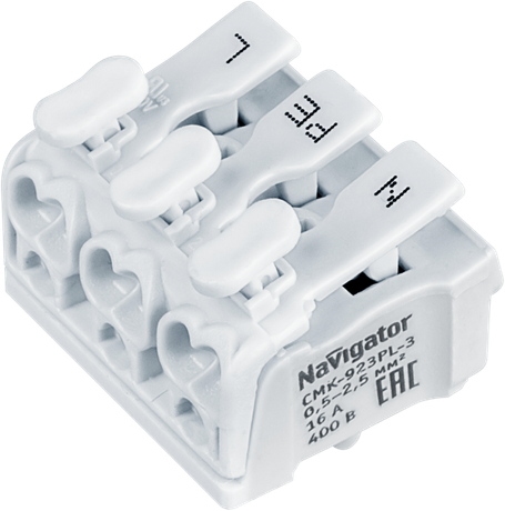 Клемма монтажная 61 691 NTC-CMK-923PL-3-50 (уп.50шт) Navigator 61691 21114