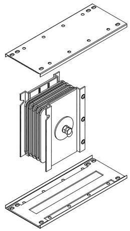 Блок соединительный 1600А Al 3L+N+PER IP55 IEK LB-1600A4-35-F-J (ИЭК)