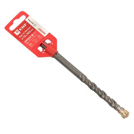 Бур по бетону SDS-plus 12х160 мм (4 резца)(4S спираль) EKF Expert | db-12-160-4x4