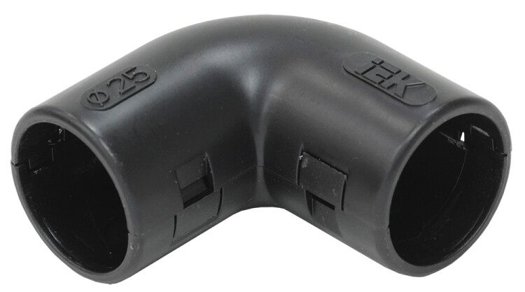 Поворот открывающийся на 90гр. CI25G черный | CTA10D-CIG25-K02-050 IEK