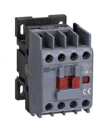 Контактор 9А 400В_АС АС3_ АС4 1НО+1НЗ КМ-102 | 21905DEK DEKraft APC