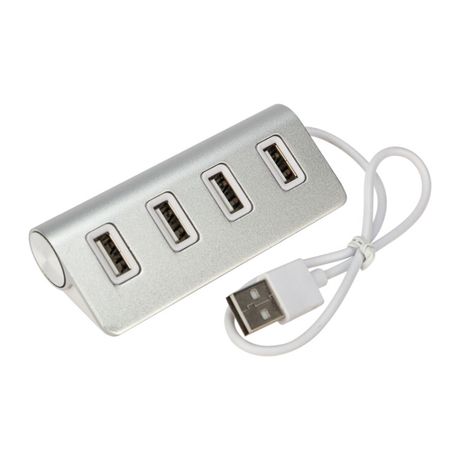 Разветвитель 4 USB-port серебристый | 18-4106 Rexant MEET