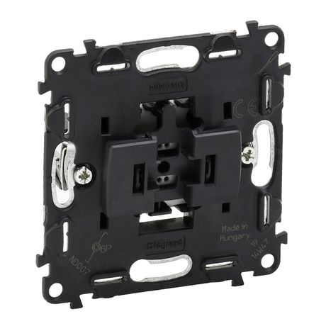 Выключатель кнопочный 1-кл. Valena In'matic 6А 250В безвинтов. зажимы механизм Leg 752011 Legrand