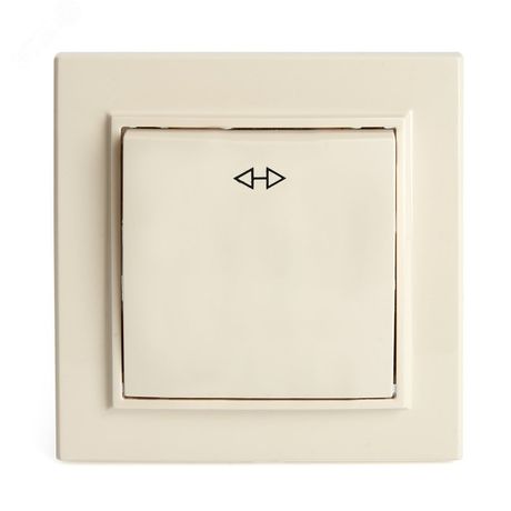 Переключатель одноклавишный перекрестный, 250В, 10А, серия Эрна, слоновая кость, Stekker - PSW10-9009-02 39926 FERON