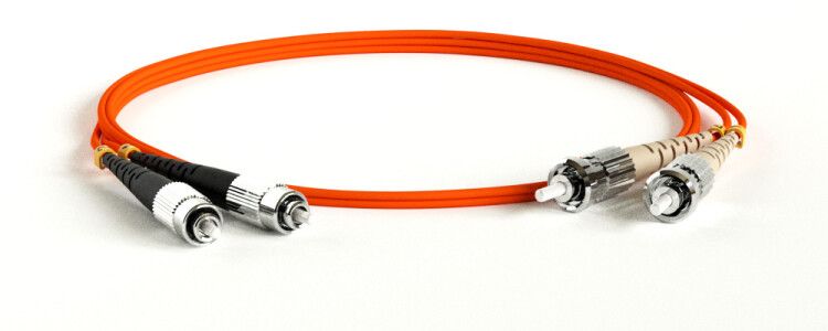 Патч-корд FC-D2-62-FC/PR-ST/PR-H-2M-LSZH-OR волоконно-оптический (шнур) MM 62.5/125, FC-ST, 2.0 мм, duplex, LSZH, 2 м | 239524 Hyperline
