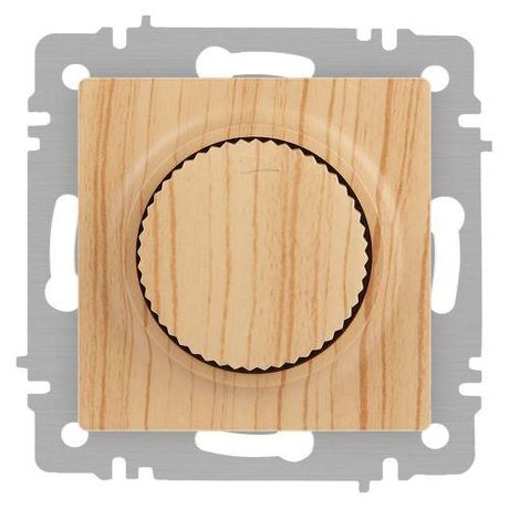 Светорегулятор поворотный СП Accent 6-401-11 600Вт 230В IP20 сосна Intro Б0063688 ЭРА