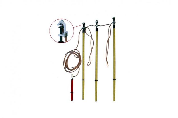 Заземление переносное для воздушных линий ПК-1-10 сечен. 25мм ЭЛЕКТРО ТРЕЙД ELP-ZAP220-25