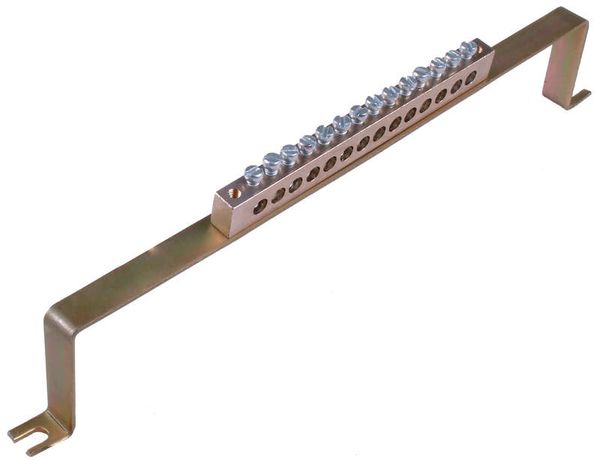 Скоба _PE_ 150.20 Шина "РЕ" на 20 присоединений 150А скобе | HEGEL