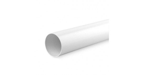 Труба АБС гладкая, для аспирационной системы, т/г, диам. н.25мм/в.21мм (3м), (60 м), цвет белый | 26025-W Ecoplast Экопласт