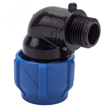 Отвод компрессионный с наружной резьбой 25х3/4дюйм (120/30) VALFEX 1210012425034