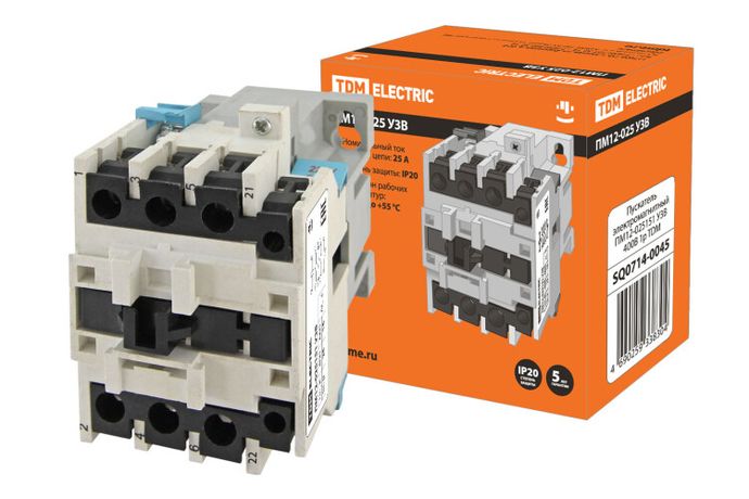 Пускатель электромагнитный ПМ12-025151 У3В 400В 1р | SQ0714-0045 TDM