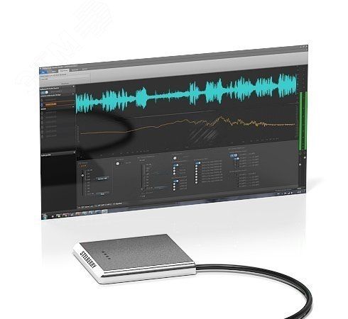 Микрофон цифровой с регулировкой параметров при помощи бесплатного ПО через microUSB-разъём, регулировки - STELBERRY M-100