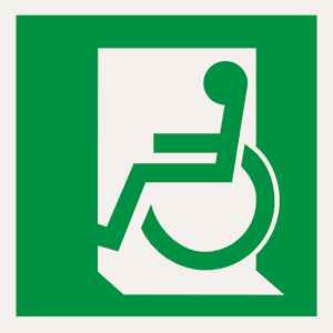 Пластина Выход для МГН здесь (правосторонний) BL-1515.E60-02 - a18491 BS