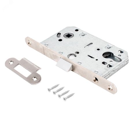 Замок врезной Аллюр АРТ PL 85-50 SN мат.никель ХЕДЕР без ц/м - 14118 ПТК