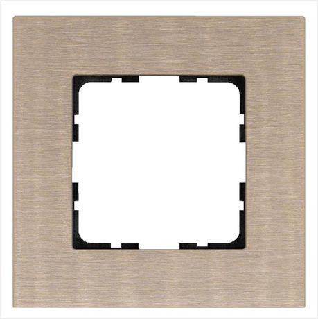 Рамка 1-м G-Metal метал. алюм. шампань Champagne Gold Jasmart G1001AG