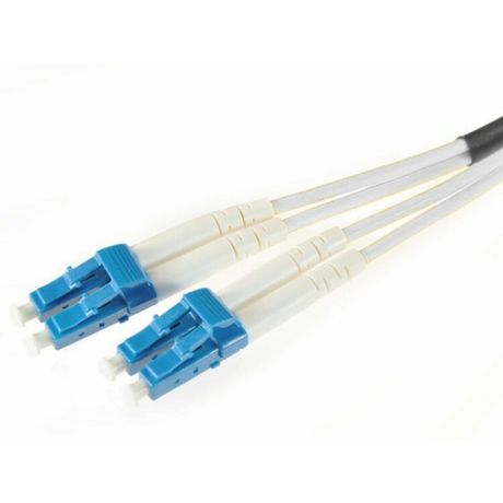 Патч-корд FC-D2-9A1-LC/UR-LC/UR-H-10M-LSZH-WH волоконно-оптический (шнур) SM 9/125 (G657) LC/UPC-LC/UPC duplex LSZH 10 м Hyperline 374620