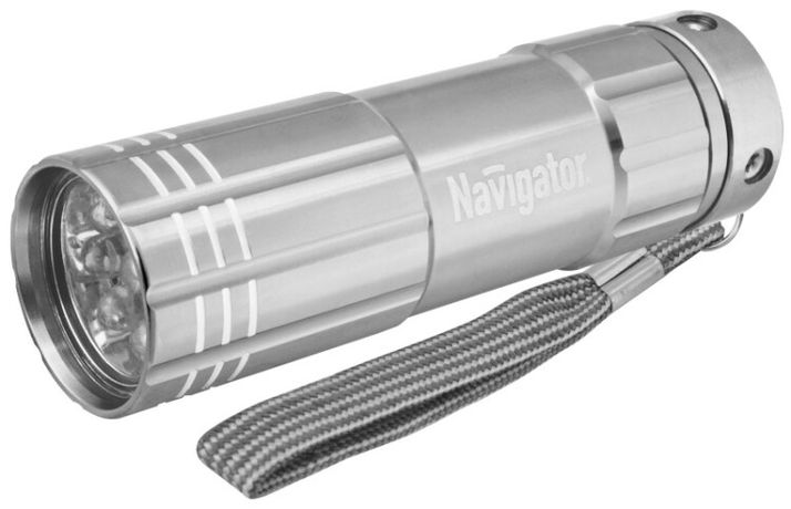 Фонарь универсальный NPT-CM07-3АAA алюм.9LED, блист. | 94928 Navigator 17990