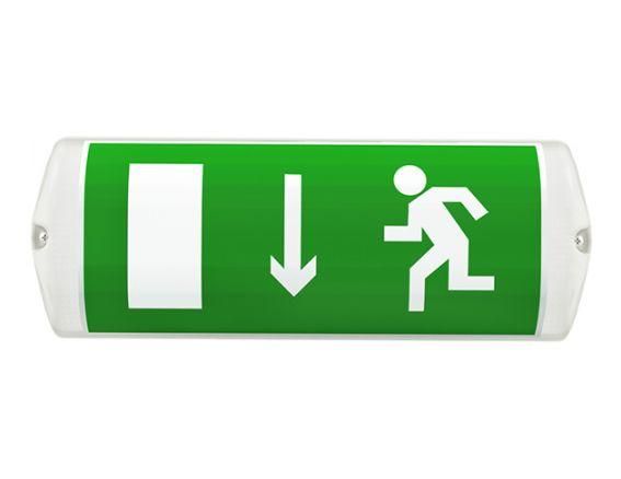 Светильник светодиодный пылевлагозащищенный с БАП TLM02 PC EM0 3 ч. 363х132х75мм 3Вт 5000K , ч., РТ Лм IP65 прозр | 85715 TechnoLux