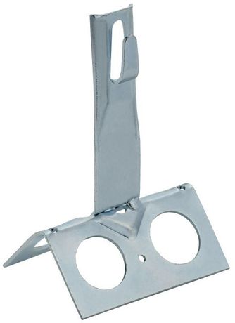 Держатель проводника круглого 6-8мм для конька широкого h=80мм оцинкованная сталь HDZ IEK - ZDP81-14-4-68-80