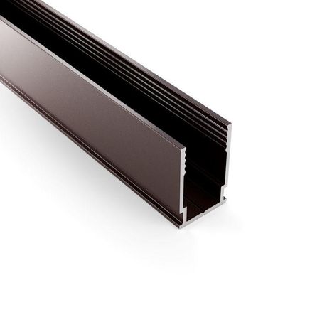 Короб для гибкого неона 8х16мм L2000 анодир. алюм. корич. Neon-Night 134-098