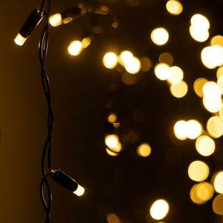 Светодиодная гирлянда ARD-EDGE-CLASSIC-2400x600-BLACK-88LED-FLASH Warm/Warm (230V, 6W) (Ardecoled, IP65) | 031192 Arlight