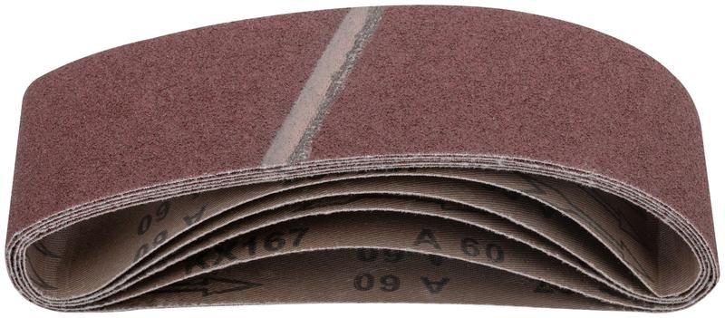 Ремни шлифовальные водостойкие на тканой основе алюминий-оксид Профи 75 х 533 мм (Р60) 5 шт. - 39693 РОС