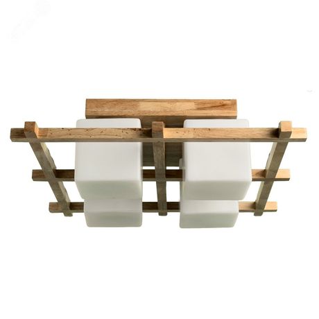 Люстра потолочная WOODS E27 4х60Вт Дерево Коричневый - A8252PL-4BR Arte Lamp