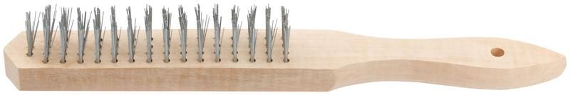 Корщетка 4-х рядная деревянная ручка КУРС 38400