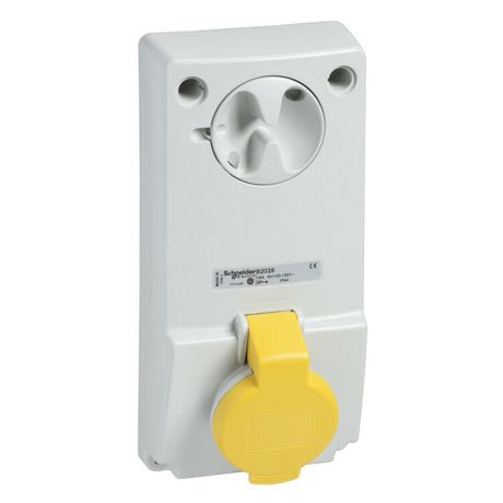 Розетка UNIKA 32А 3PNE 100-130В без защ. IP44 SchE 82041 Schneider Electric
