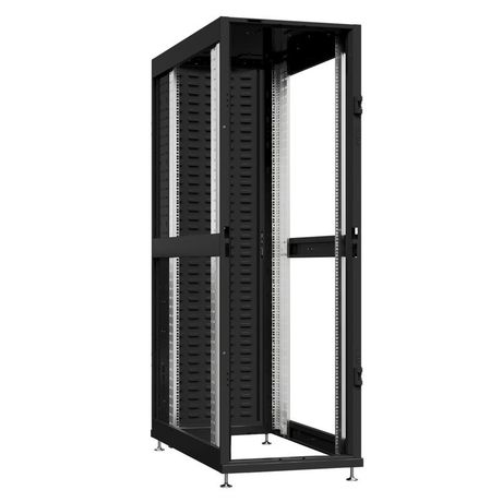 Шкаф серверный 48U 600х1200 передняя дверь: без. задняя протект IP41. боковые панели: цвет: черный RAL9005 - NS 6248.9060 SYSMATRIX