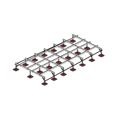 Конструкция опорная для установки оборудования TECHNORAPTOR FOOT 3000х6000 тип 1 KM-TR-F-SSEI-3000-6000-1 КМ TR0058 КМ-Профиль