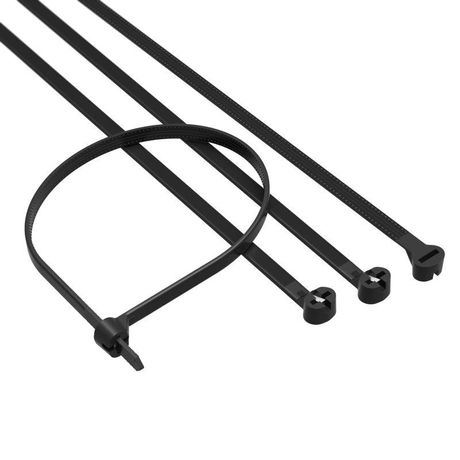 Хомут кабельный 7.6х220 P6.6 с двойн. замком черн. (уп.100шт) DKC 21325SR ДКС