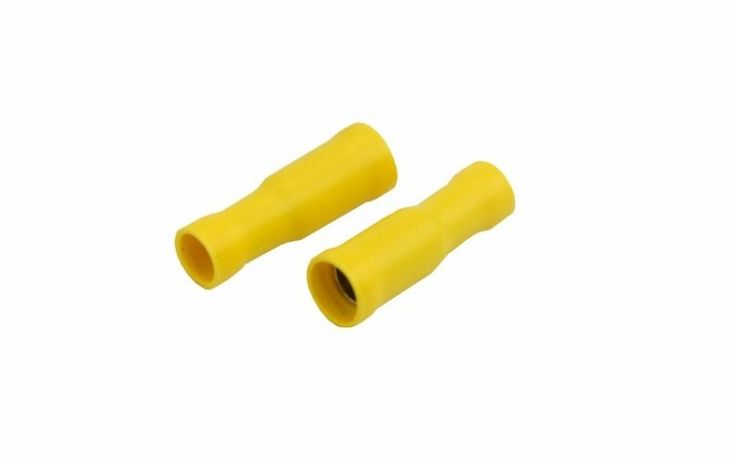 Разъем штекерный изолированный гнездо 5 мм 4-6 мм² (РШи-м 6.0-5/РШИм 5,5-6-4) желтый | 08-0232 REXANT MEET
