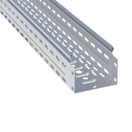 Лоток перфорированный металлический 100х300х3000-0,8мм (12м) HDZ EKF | L10030001-HDZ