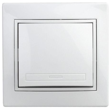 Выключатель 1-кл. СП Plano 10А IP20 1А-101-01 250В Al+Cu бел. Intro Б0038593 ЭРА