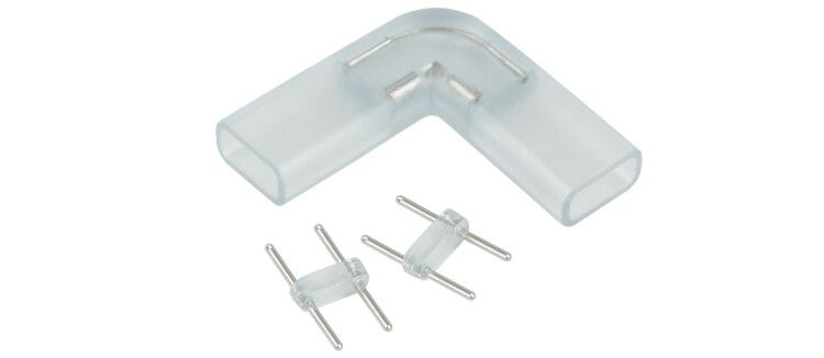 Переходник для ленты 220V 5050 угловой (10pkt) | a035331 Elektrostandard