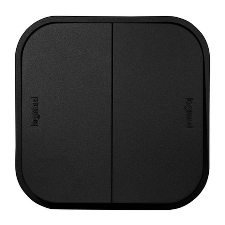 Выключатель 2-кл. ОП Quteo 10А IP20 10AX черн. матов. IEK 782474 Legrand