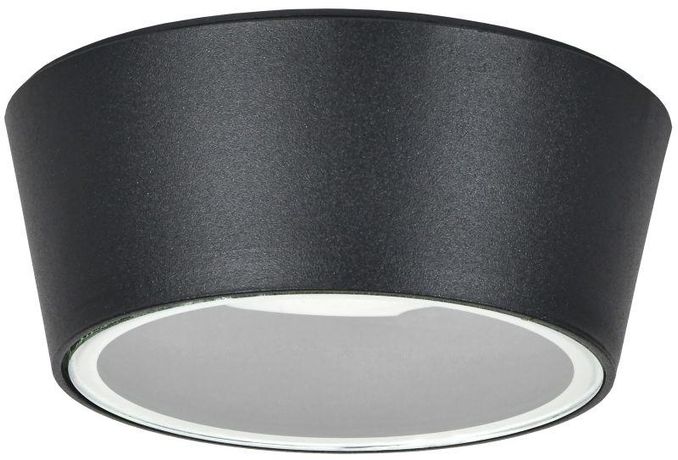 Светильник уличный декоративный для наружного освещения 5104 потолочный под лампу GX53 IP65 черный - LT-UPU0-5104-GX53-1-K02 IEK